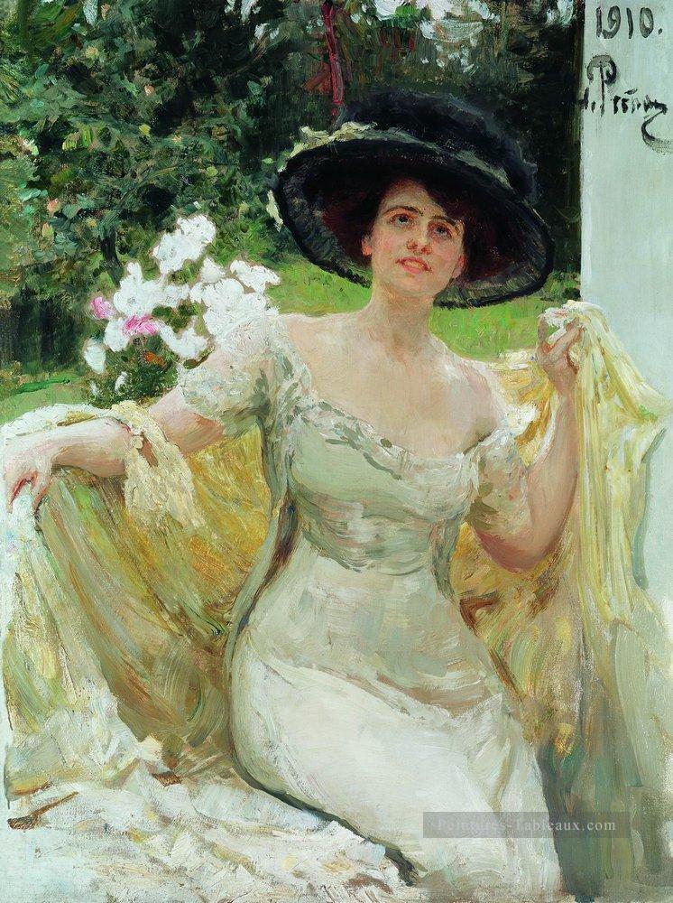 Portrait de bella gorskaya 1910 Ilya Repin Peintures à l'huile
